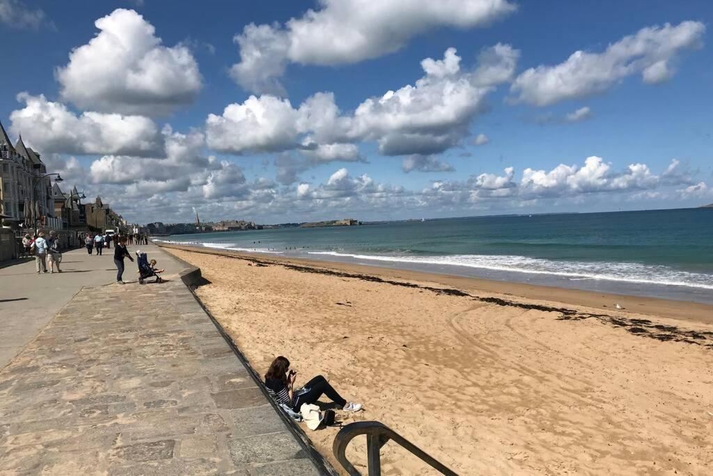 Ideal - Plage, Jardin & Jacuzzi, Proche Plage Et Thalasso - 1 A 6 Personnes Saint-Malo Kültér fotó